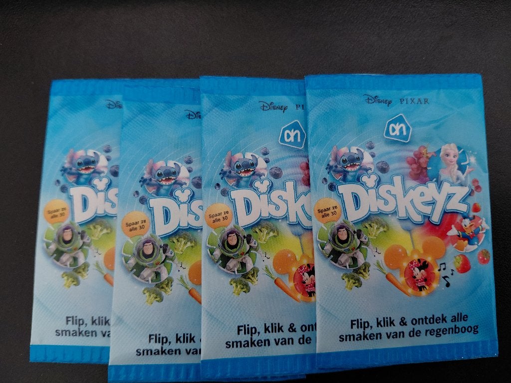 Diskeyz, inmiddels 8 ongeopende pakjes, A.H. supermarktaktie, Albert Heijn, Verzenden
