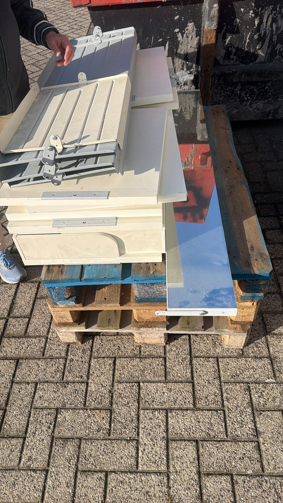 Ikea stolmen alleen planken en schoenplateaus, Ophalen, Gebruikt, 50 tot 100 cm, Minder dan 100 cm