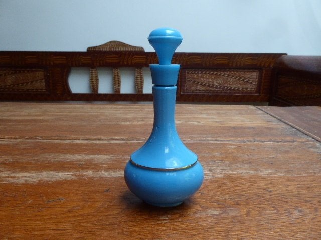 Vintage opaline parfumfles, Avon, Antiek en Kunst, Ophalen of Verzenden
