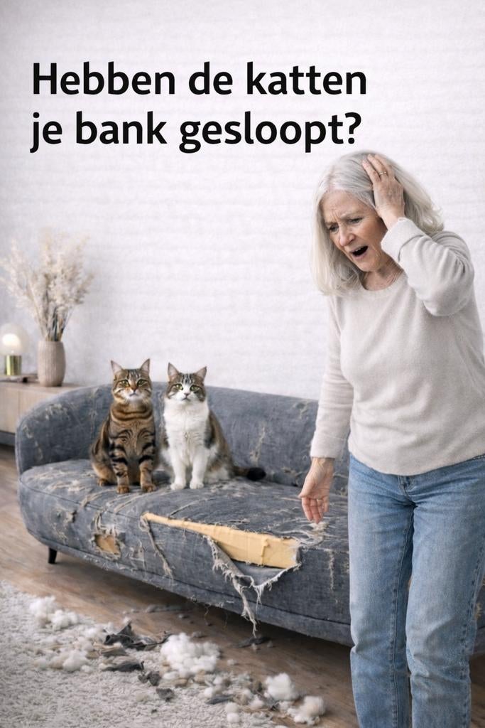 Hebben je katten je bank of fauteuil gesloopt?, Huis en Inrichting, Ophalen of Verzenden, Stof