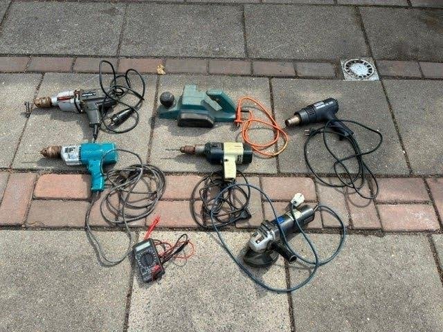 Elektrisch handgereedschap, Ophalen, Gebruikt