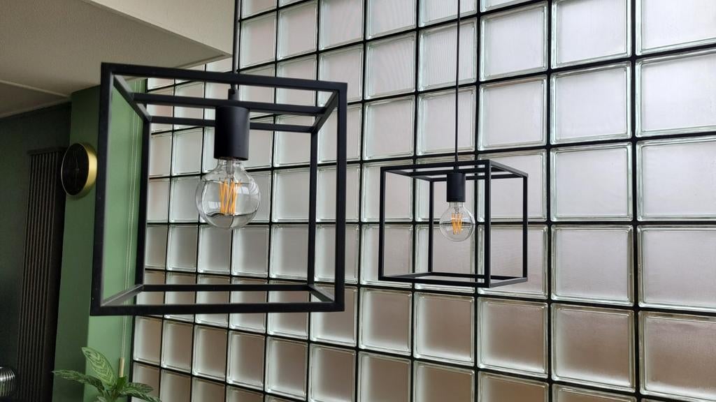 Industriële hanglampen voor eettafel, Ophalen, Gebruikt, Metaal, Minder dan 50 cm