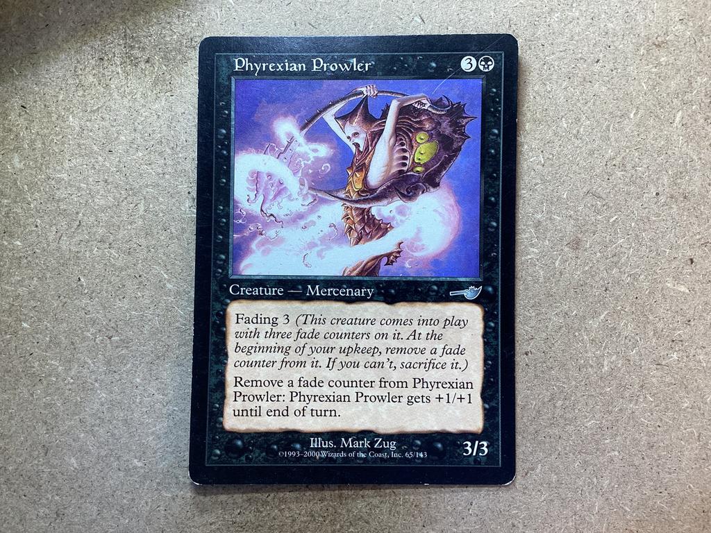 1x Phyrexian Prowler [065/143] (Good), Ophalen of Verzenden, Gebruikt, Losse kaart