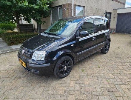 Fiat Panda 1.2 2010 Zwart, 1242 cc, Zwart, Origineel Nederlands, Handgeschakeld