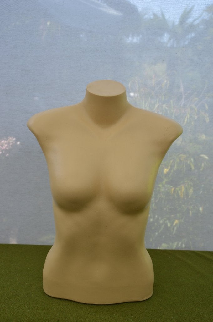 Vintage etalagepop buste/ torso, Gemerkt NK hard kunststof, Ophalen of Verzenden, Gebruikt, Paspop