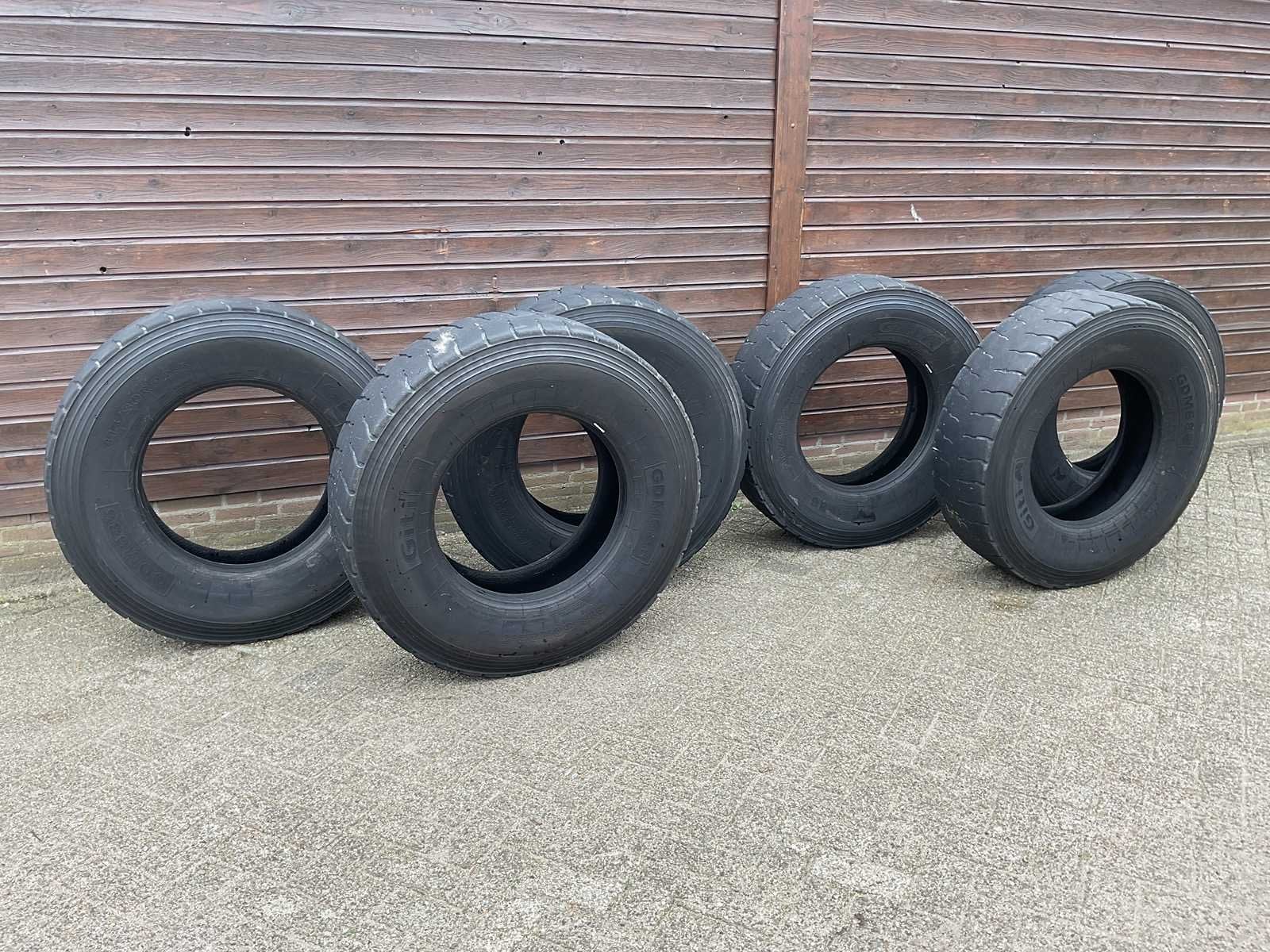 Giti Gdm686 315/80r22,5 Vrachtwagenband (6x), Gebruikt, Band(en)