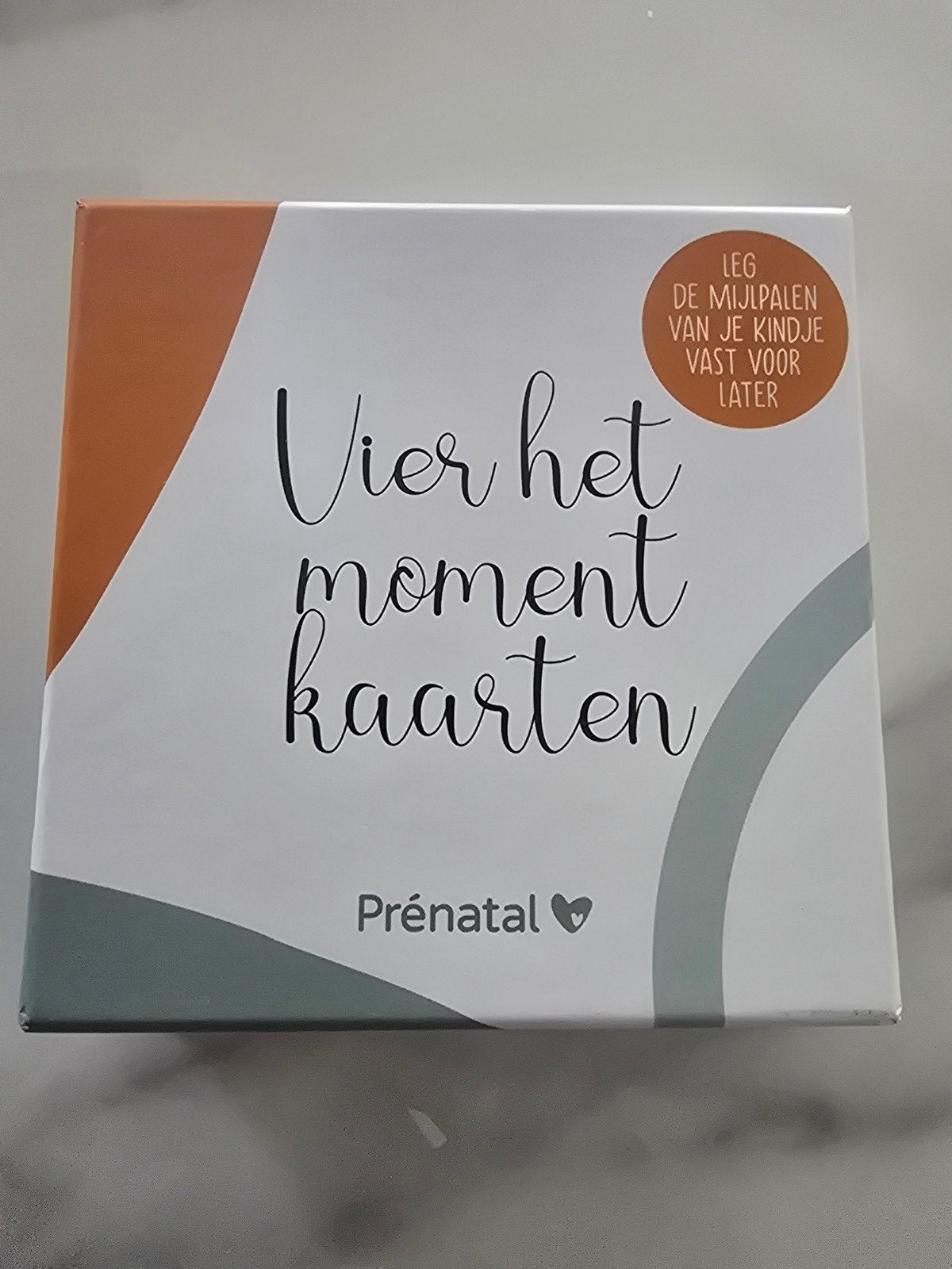 Prénatal Vier het moment kaarten - mijlpaalkaarten baby