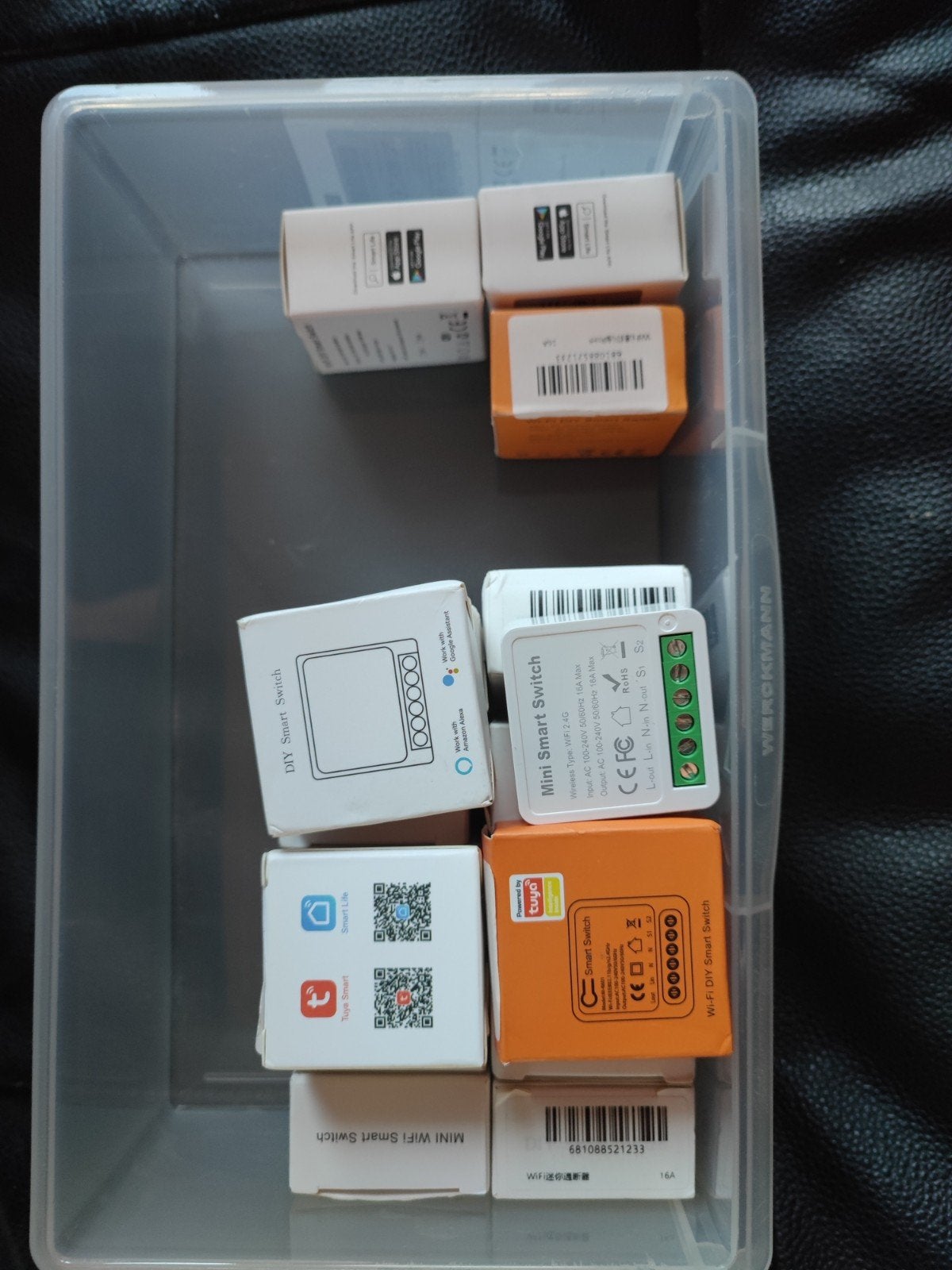 Partij Mini Smart Switches (DIY, WiFi, Tuya), Nieuw, Kunststof, Ophalen of Verzenden, Modern