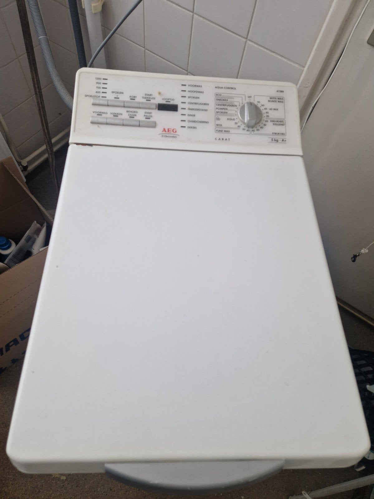 Wasmachine gratis 21/7 ochtend OPHALEN Rotterdam, Ophalen, 6 tot 8 kg, Gebruikt, 85 tot 90 cm