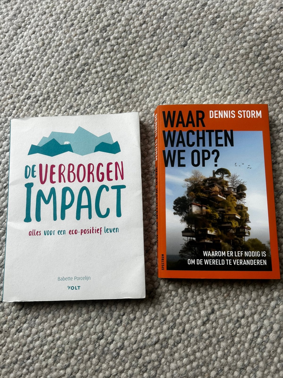 2x boeken Duurzaamheid / Minimalisme, Ophalen of Verzenden, Zo goed als nieuw