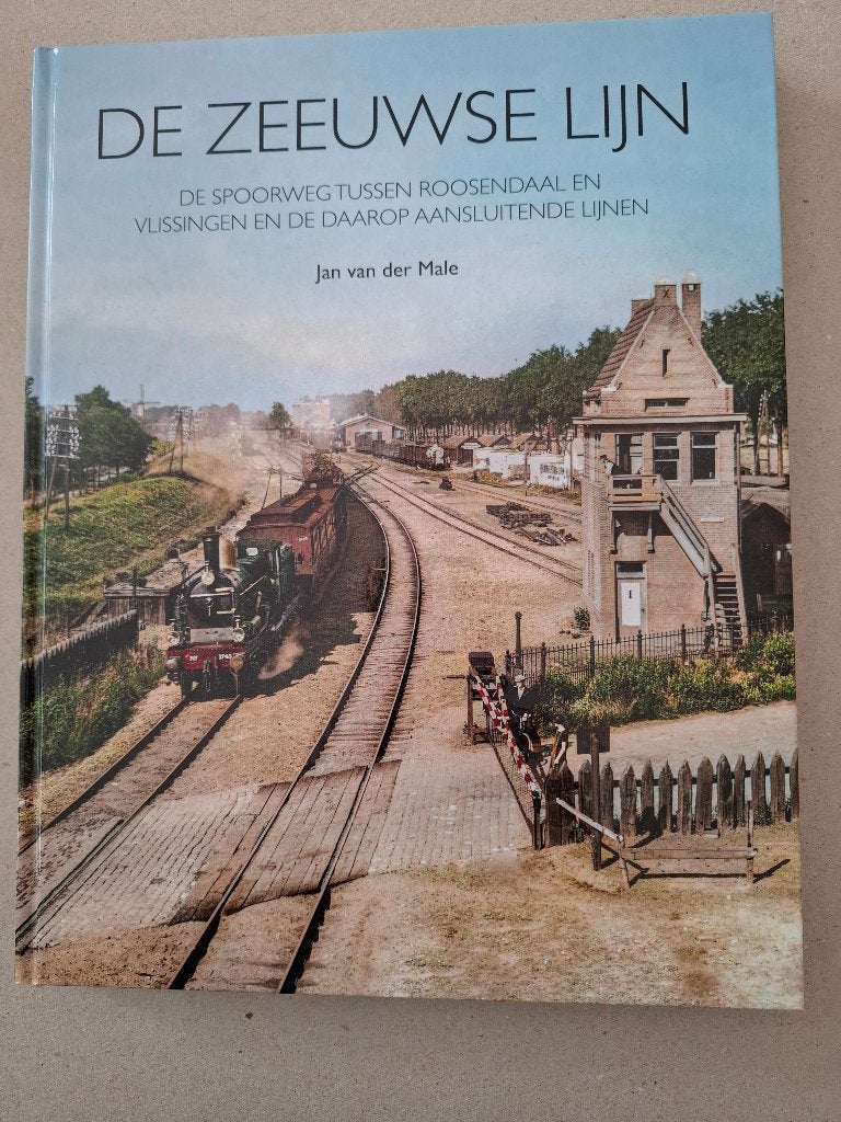 De Zeeuwse Lijn  Jan van der Male, Verzamelen, Ophalen of Verzenden, Zo goed als nieuw, Trein, Boek of Tijdschrift