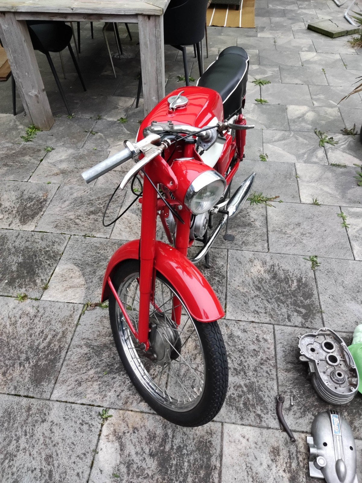 Itom Astor Super Sport – Restauratieproject, Ophalen