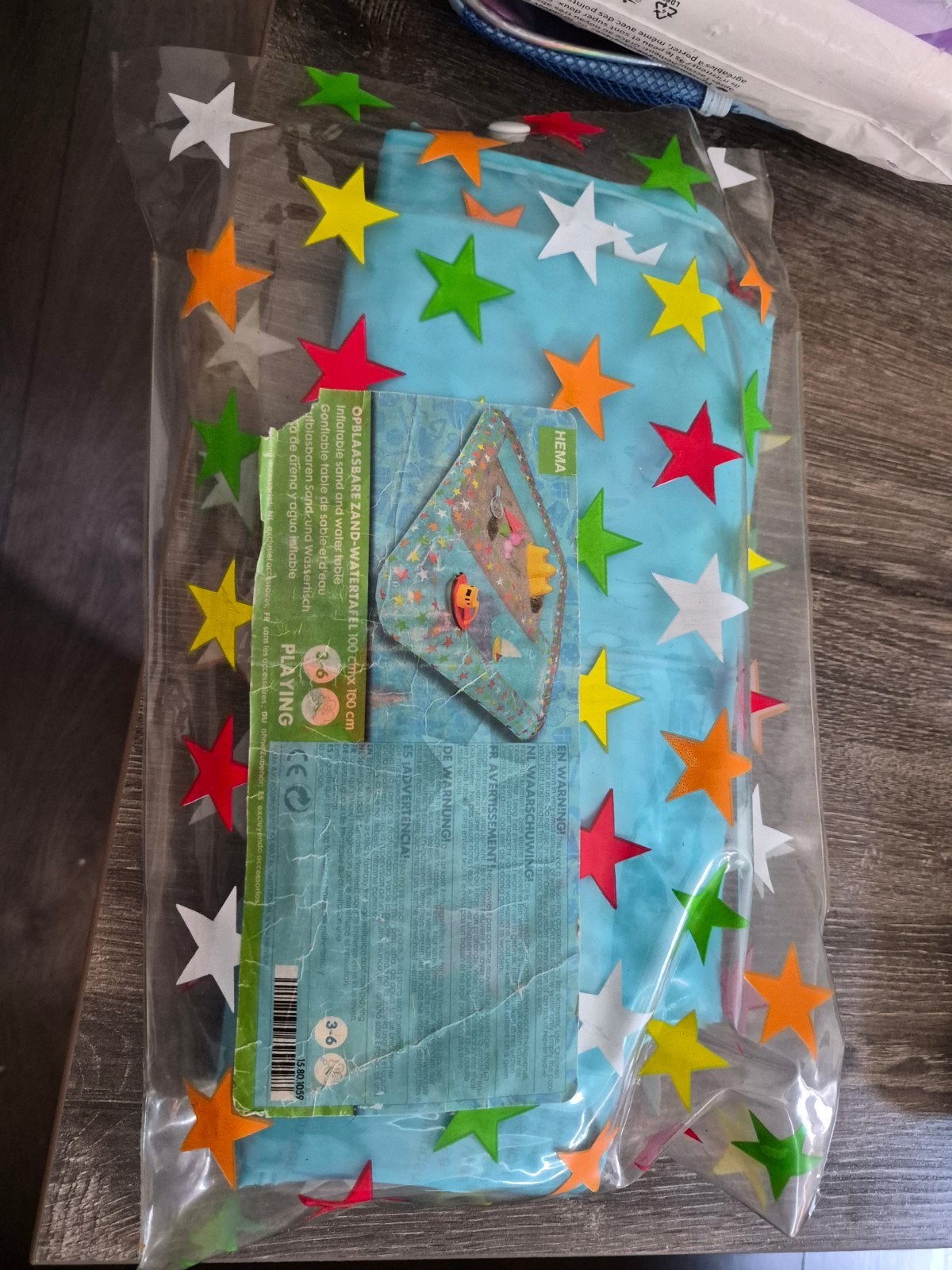 nieuw opblaasbaar zand & water tafel, Ophalen, Nieuw