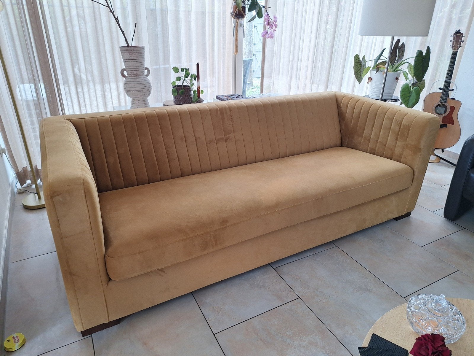 3 zits Bank, Ophalen, 150 tot 200 cm, Driepersoons, 75 tot 100 cm