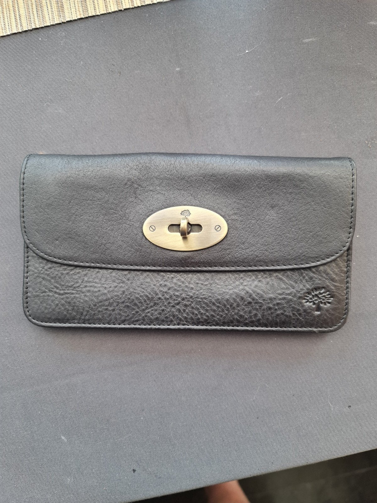 Mulberry Dames Portemonnee Zwart Leer, Sieraden, Tassen en Uiterlijk, Portemonnees, Overige merken, Leer, Zwart, Ophalen of Verzenden