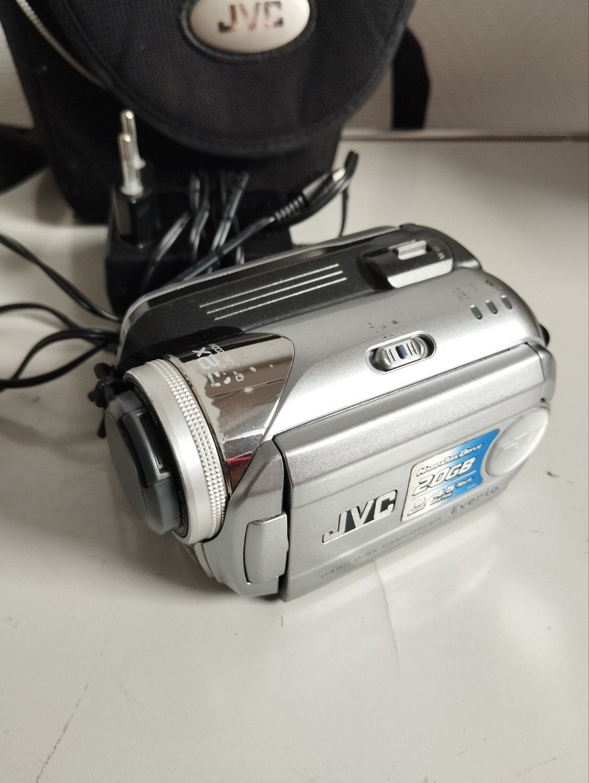 JVC Everio Camcorder - Zonder lader, met 1 accu, JVC, 20x of meer, Ophalen of Verzenden, Camera