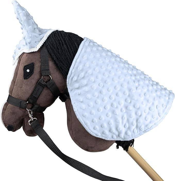 Deken en vliegenkap voor hobby horse – kleur blauw, Ophalen of Verzenden, Nieuw