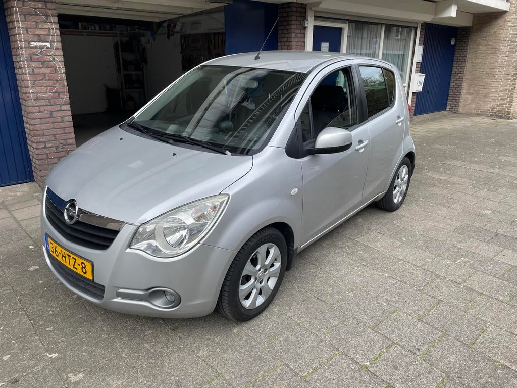 Opel Agila 1.2i 16V Elegance met Airco incl. NAP, Auto's, Opel, Voorwielaandrijving, Stof, 40 €/maand, 4 cilinders