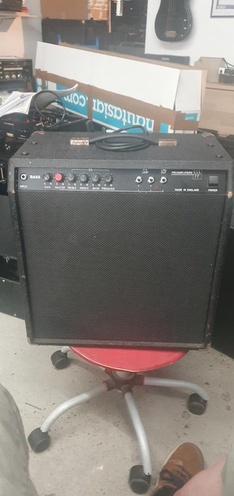 PROAMPLIFIERS oefenversterker voor bass, Ophalen, Gebruikt, Basgitaar, Minder dan 50 watt