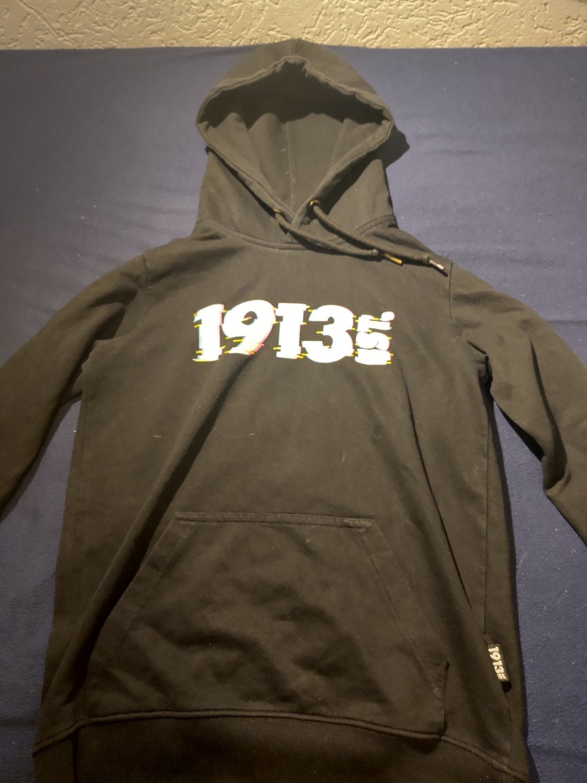 Zwarte hoodie met '1913' afdruk PSV, Ophalen, Gebruikt, Psv, Jongen of Meisje