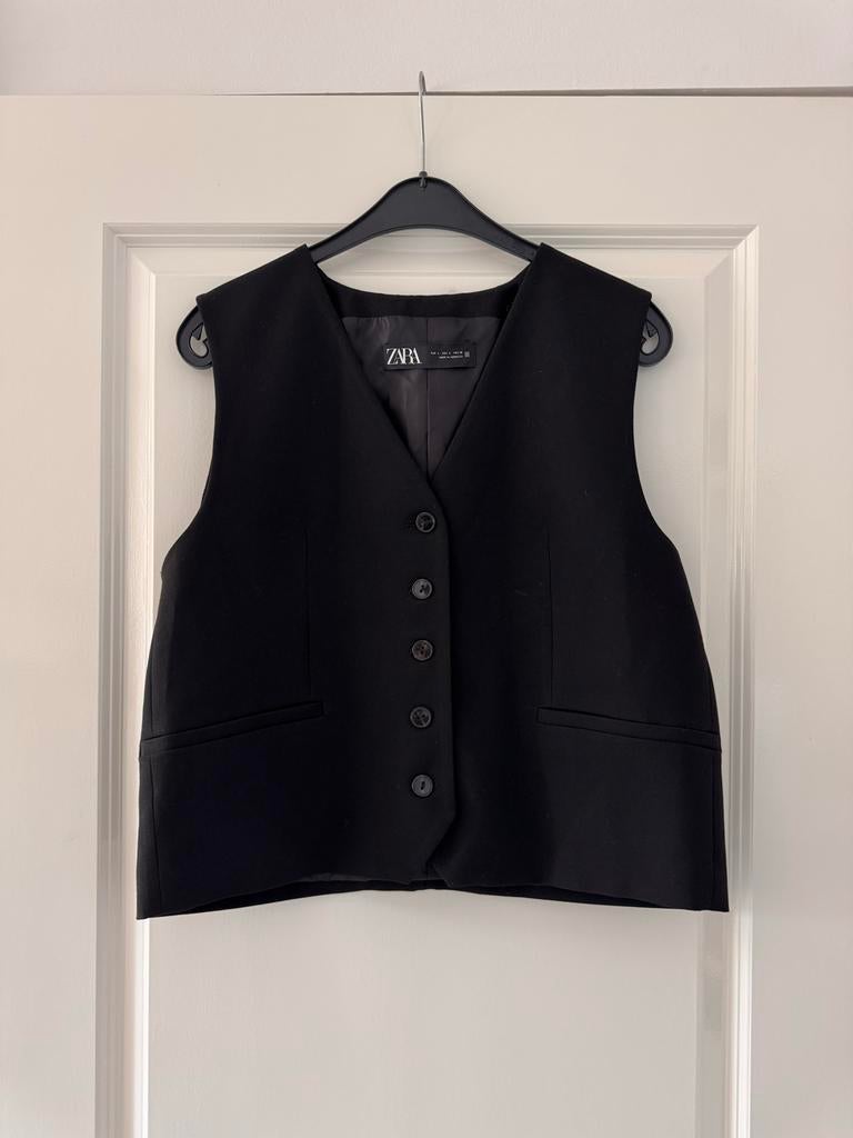 Zara gilet maat L - Zwart, Ophalen of Verzenden, Nieuw