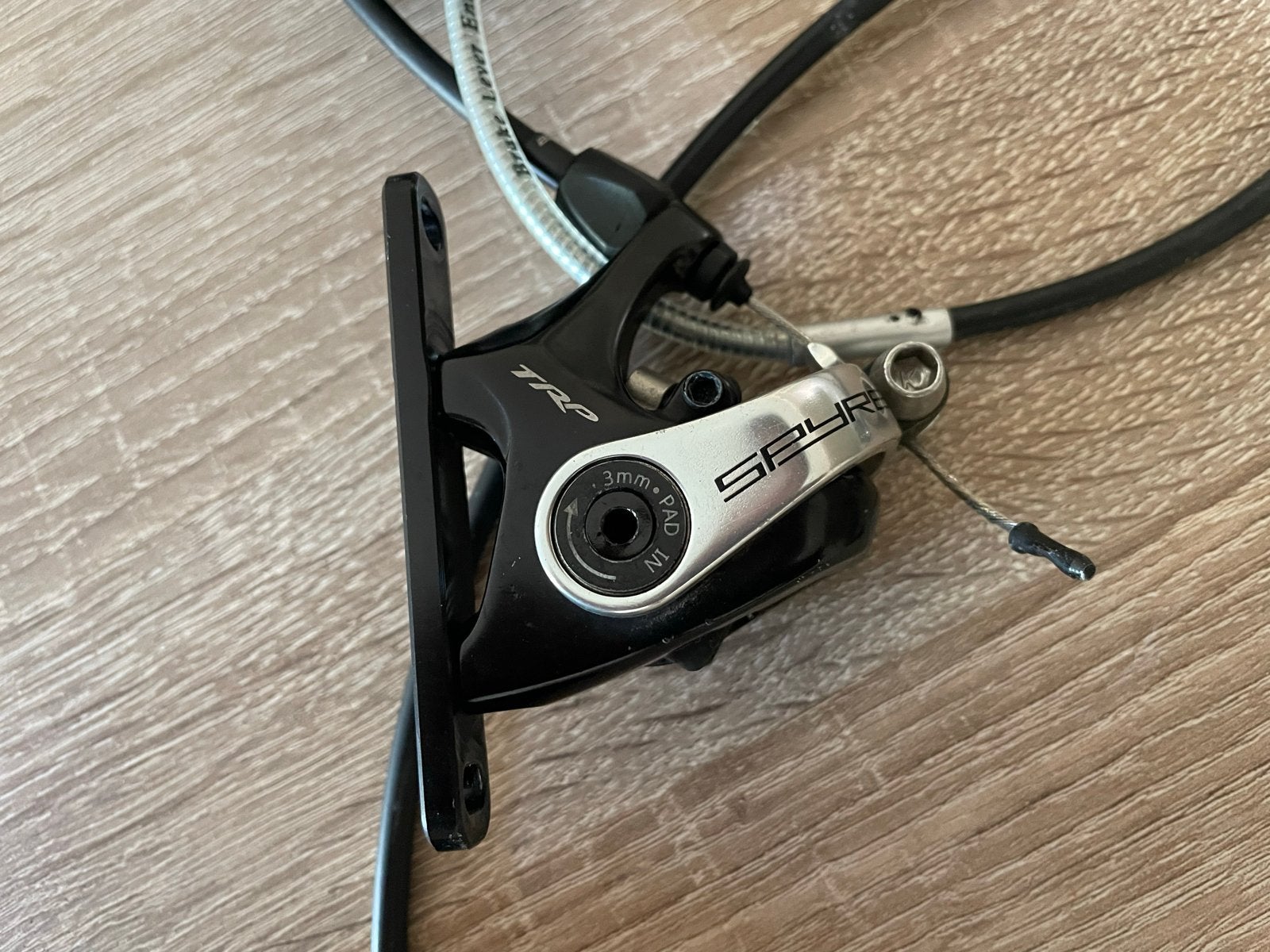 TRP Spyre Mechanische Flat Mount Remmen incl. Kabels, Ophalen of Verzenden, Gebruikt, Racefiets, Remmen
