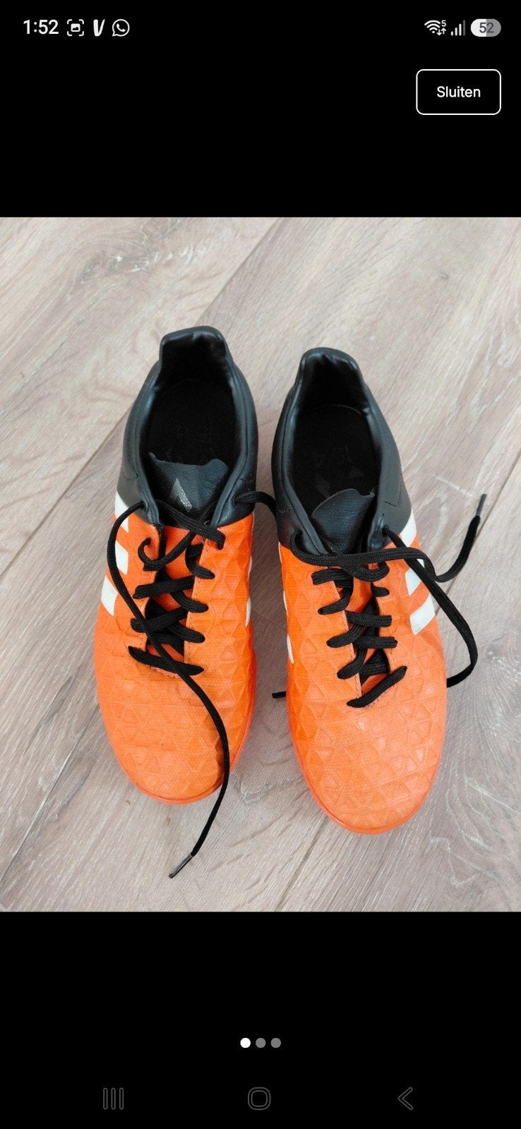 Voetbalschoenen kunstgras x Adidas, Maat XS of kleiner, Schoenen, Ophalen of Verzenden, Zo goed als nieuw