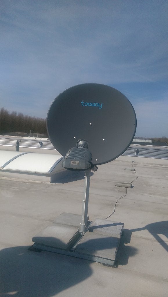 Tooway internet via satelliet schotel, Ophalen, Zo goed als nieuw