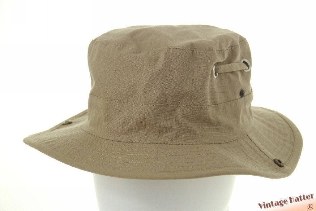 Safari bush hoed Outdoor Adventure beige katoen knoop 58- 61, Hoed, Nieuw, Ophalen of Verzenden, 60 cm (XL, 7½ inch) of meer