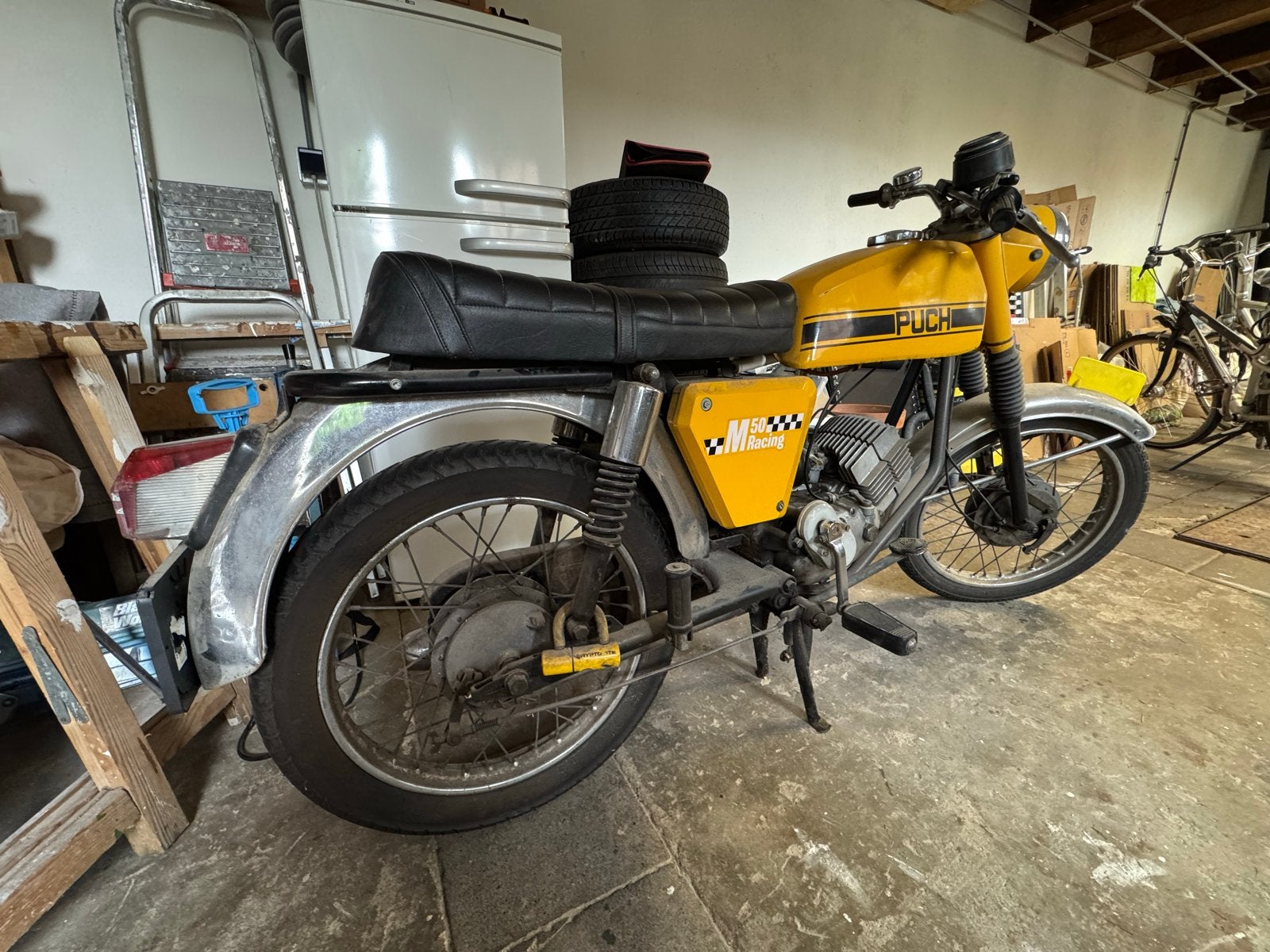 Puch M50 Racing 1975, 2e eig., Fietsen en Brommers, Brommers | Puch, Ophalen, Gebruikt, Maximaal 45 km/u, Overige modellen