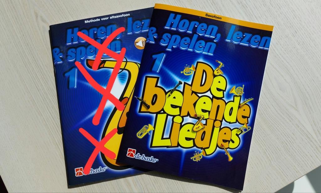 De bekende liedjes - beginner - liedjes voor saxofoon, Ophalen of Verzenden, Gelezen