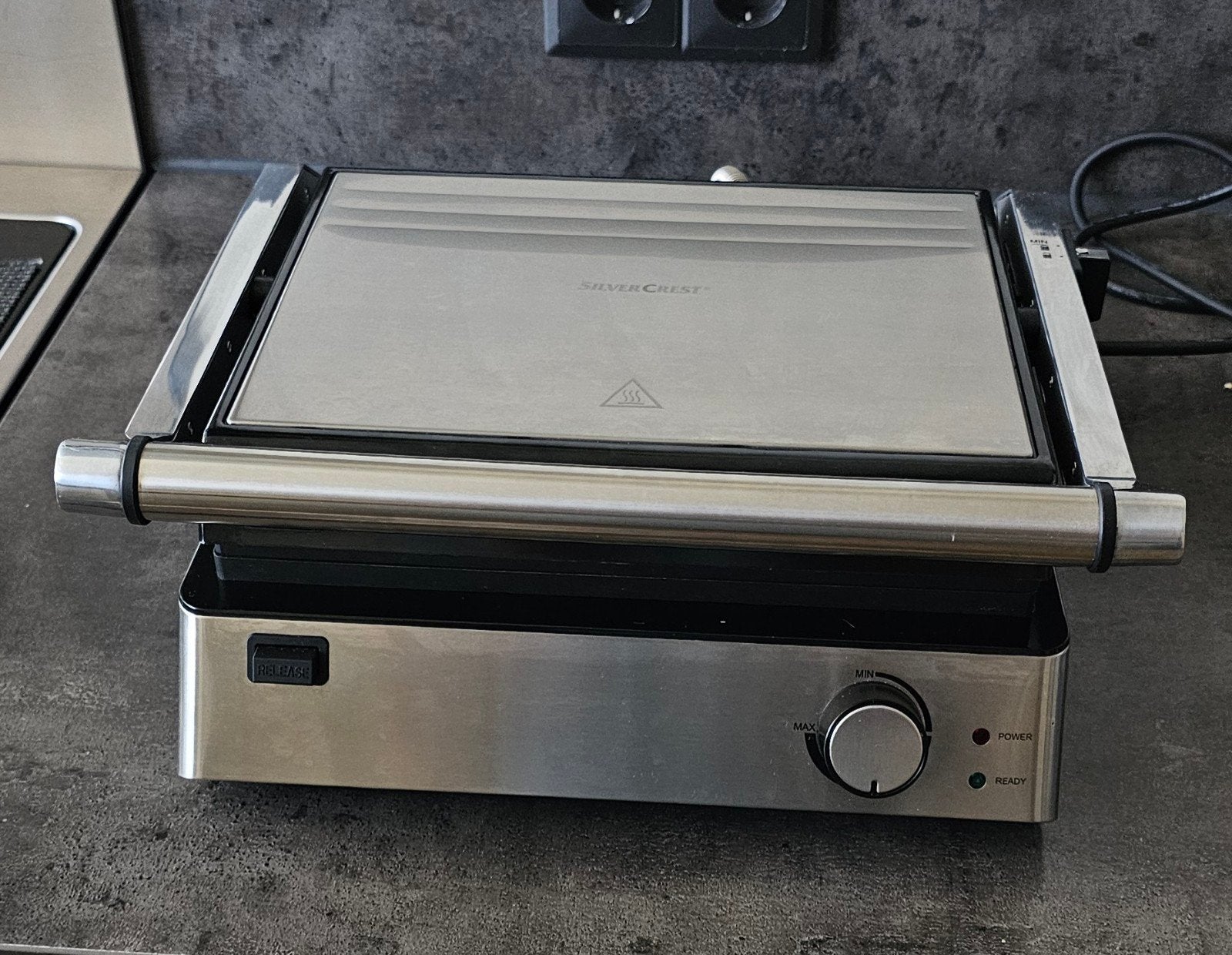 SilverCrest Contactgrill SKGE 2000 D3 - Zo goed als nieuw, Ophalen of Verzenden