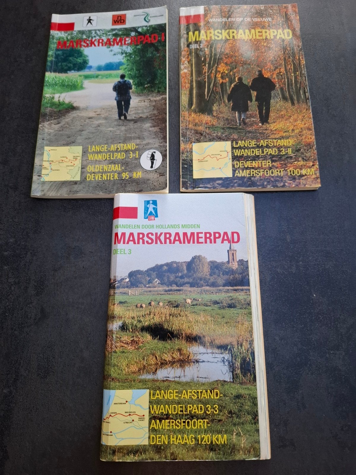 Marskramerpad, deel 1,2 en 3, law 3., Gelezen, Europa, Ophalen of Verzenden, Reisgids of -boek