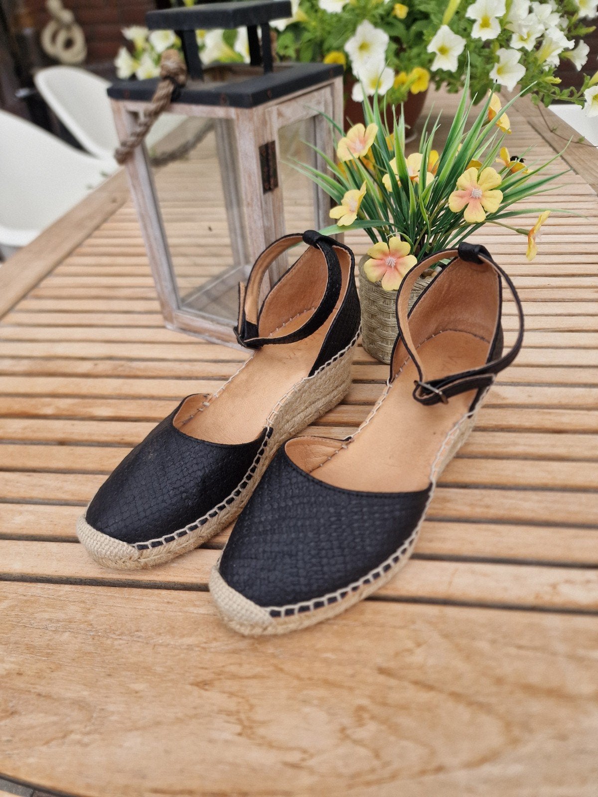 VIA VAI espradillas maat 40. Let op valt als 39!!!, Kleding | Dames, Schoenen, Via Vai, Verzenden, Zwart, Zo goed als nieuw