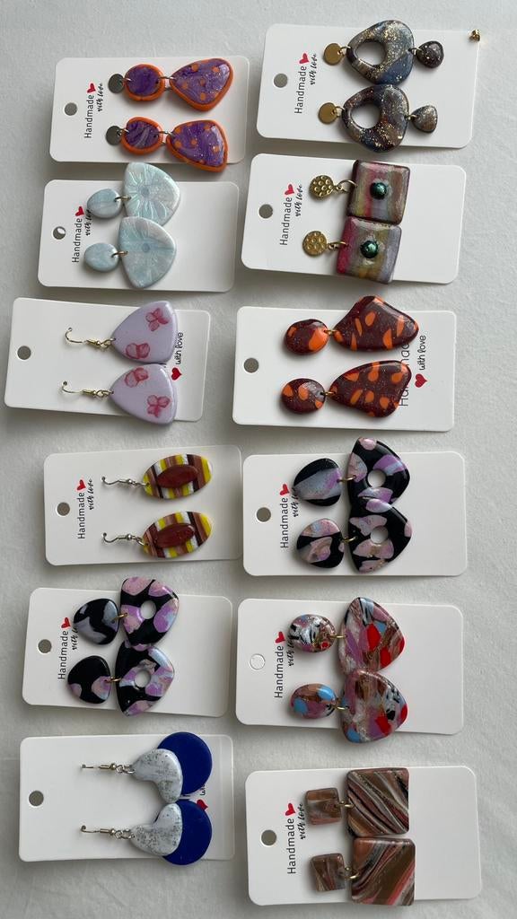 Diverse oorbellen €5,-p.s., Sieraden, Tassen en Uiterlijk, Oorbellen, Ophalen of Verzenden, Nieuw, Overige kleuren, Overige materialen