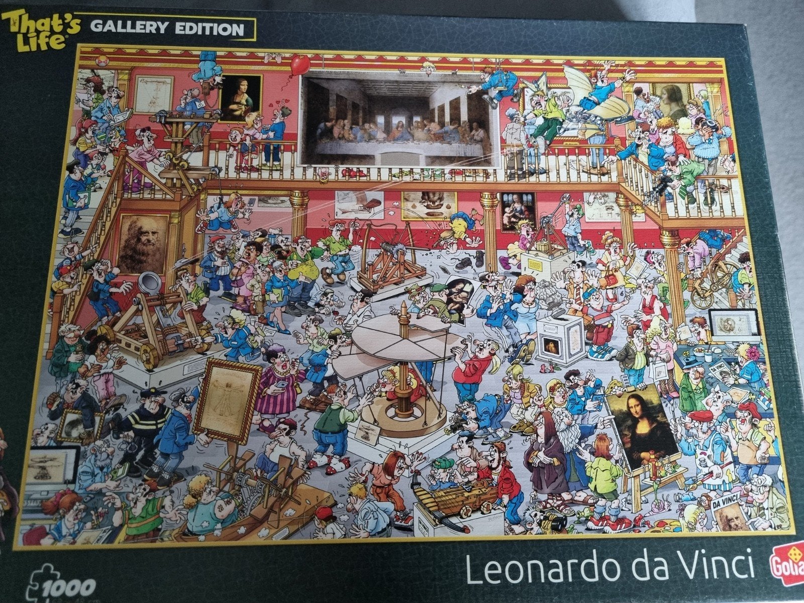 thats life gallery edition Leonardo da vinci, Ophalen of Verzenden, 500 t/m 1500 stukjes, Zo goed als nieuw, Legpuzzel