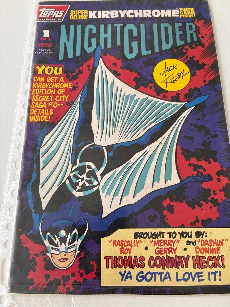Nightglider 1 of 1, Topps Comics in seal met trading card!, Amerika, Nieuw, Jack Kirby, Ophalen