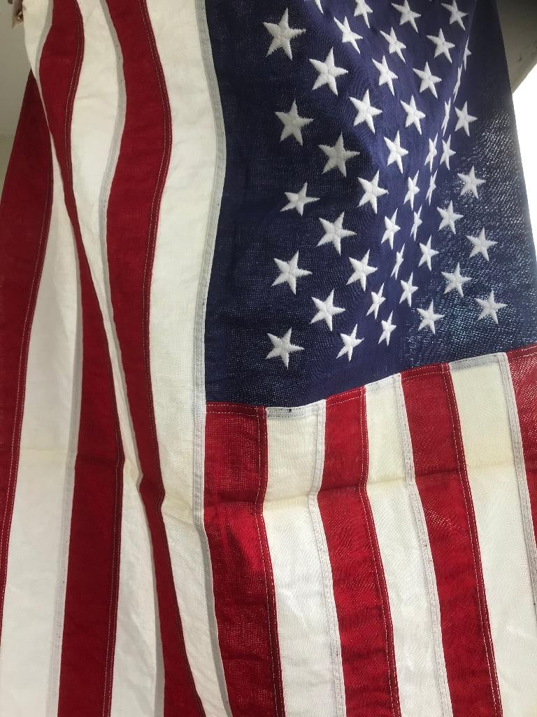 USS ARIZONA vlag  met certificaat 1980, Ophalen, Marine, Amerika, Vlag of Vaandel