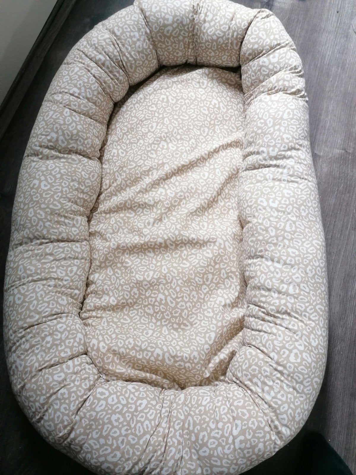Babynestje met luipaardprint, Ophalen of Verzenden, Zo goed als nieuw, Overige typen