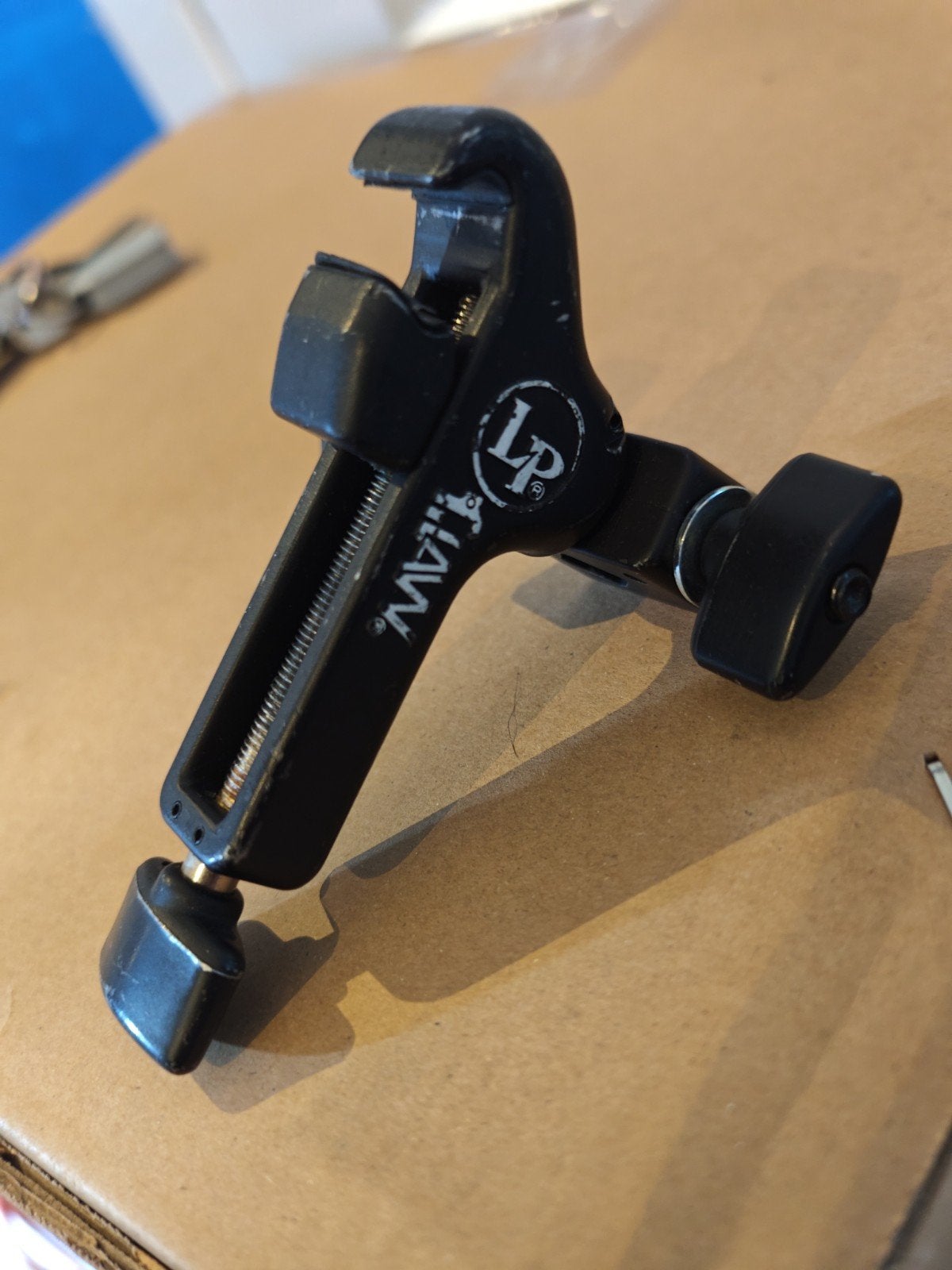 LP Claw klem, voor oa cowbell., Muziek en Instrumenten, Ophalen of Verzenden, Gebruikt, Overige soorten