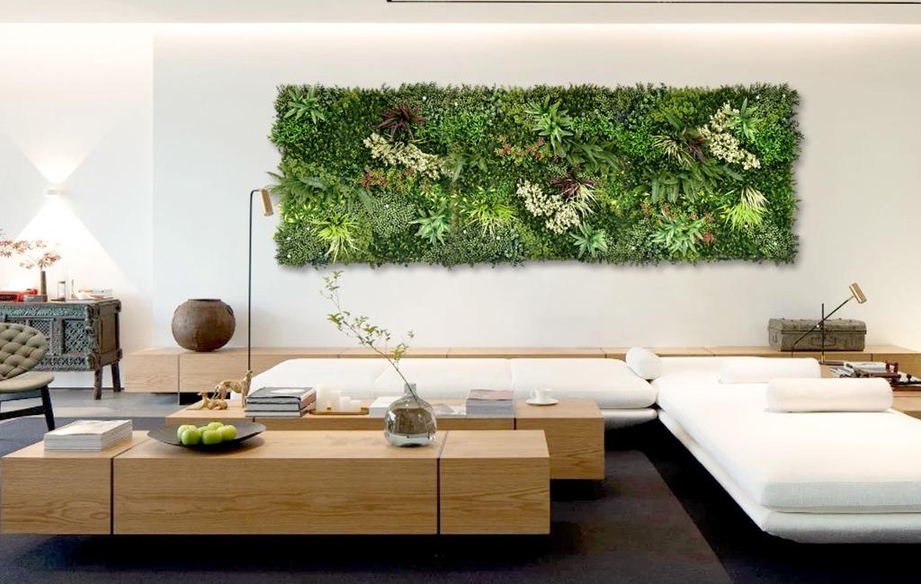 Kunsthaag Botanical Plantenwand 50cm x 50 cm €14,95,-, Stuntgras, Nieuw, Ophalen of Verzenden, Magazijnweg 14