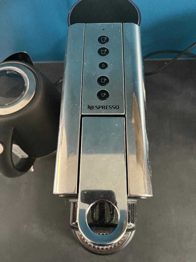 Krups Nespresso CitiZ Platinum RVS, Espresso apparaat, Ophalen of Verzenden, Zo goed als nieuw, 1 kopje