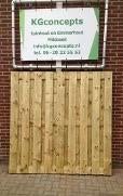 Tuinschermen, Douglas en geimpregneerd, Gebruikt, 150 tot 200 cm, Ophalen of Verzenden, 150 tot 200 cm