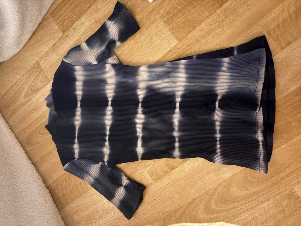 Trendy Tie-Dye Shirt, Verzenden, Zo goed als nieuw, Maat 38/40 (M), Zwart