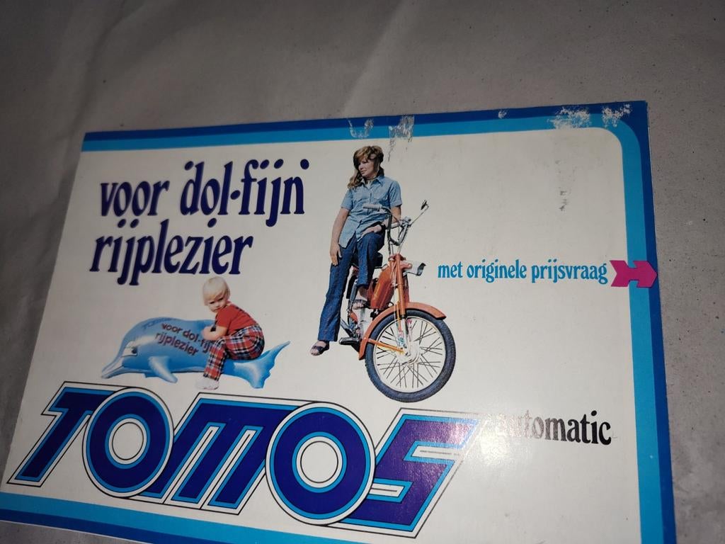 Tomos A3 dolfijn folder, Ophalen of Verzenden, Gebruikt