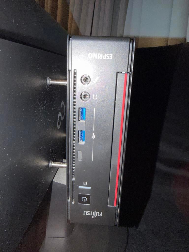 Fujitsu Esprimo PC met 22" Beeldscherm - Complete Set, Computers en Software, Desktop Pc's, Gebruikt, Onbekend, HDD, 4 GB, Met monitor
