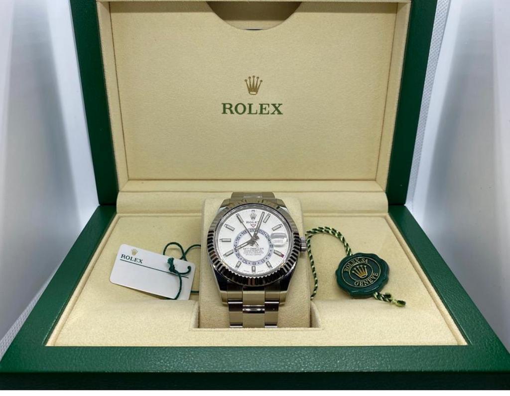 Rolex Sky-Dweller 326934 Pre owned 2018, Ophalen, Staal, Polshorloge, Zo goed als nieuw