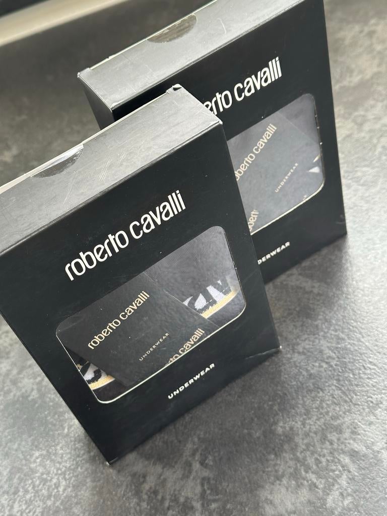 Roberto Cavalli Boxershorts - Maat M - Zwart - Nieuw, Ophalen, Zwart, Boxer