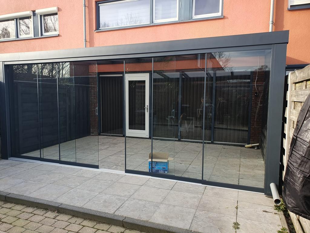 Mse ACTIE!!! Nu per glas paneel €285.- inclusief montage!!, Tuin en Terras, Overkappingen, Ophalen of Verzenden, Nieuw, Veranda