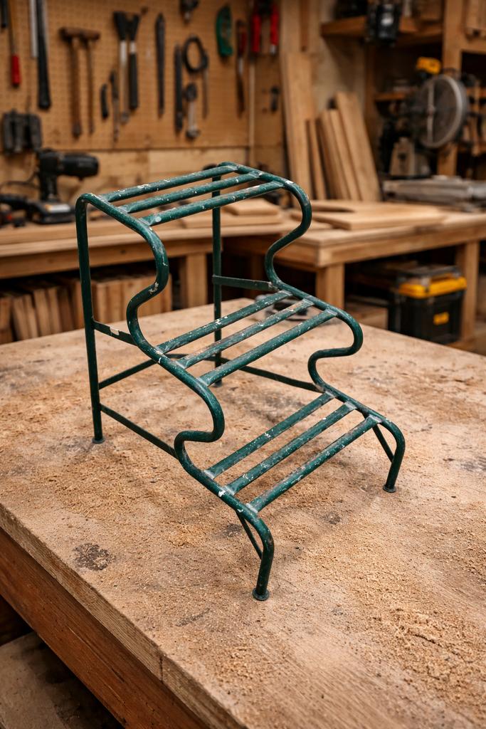 Stucadoorstrap / werktrap – stevig en praktisch, Doe-het-zelf en Verbouw, Ladders en Trappen, Ophalen, Zo goed als nieuw, Minder dan 2 meter